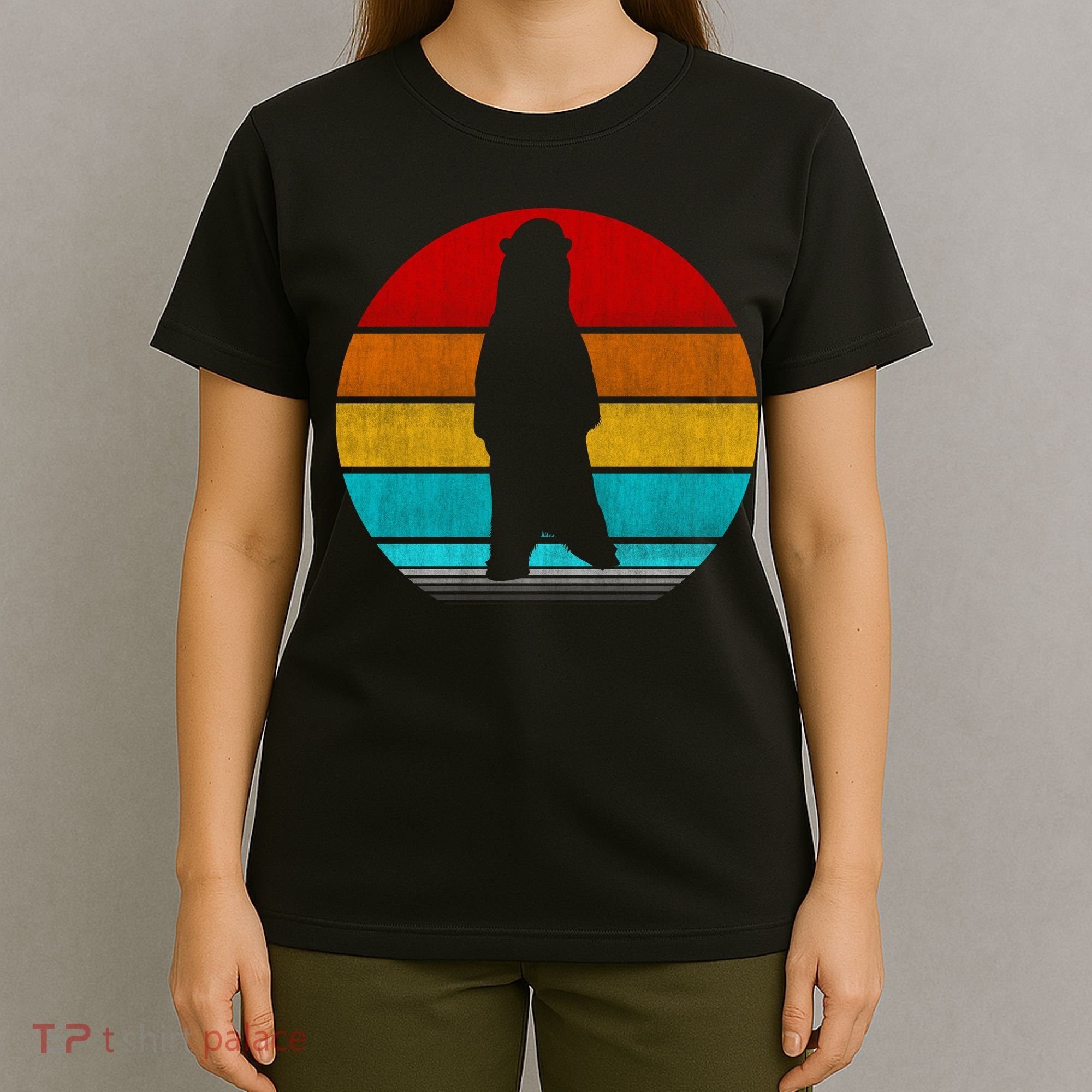 Retro Vintage Polar Bear T-Shirt