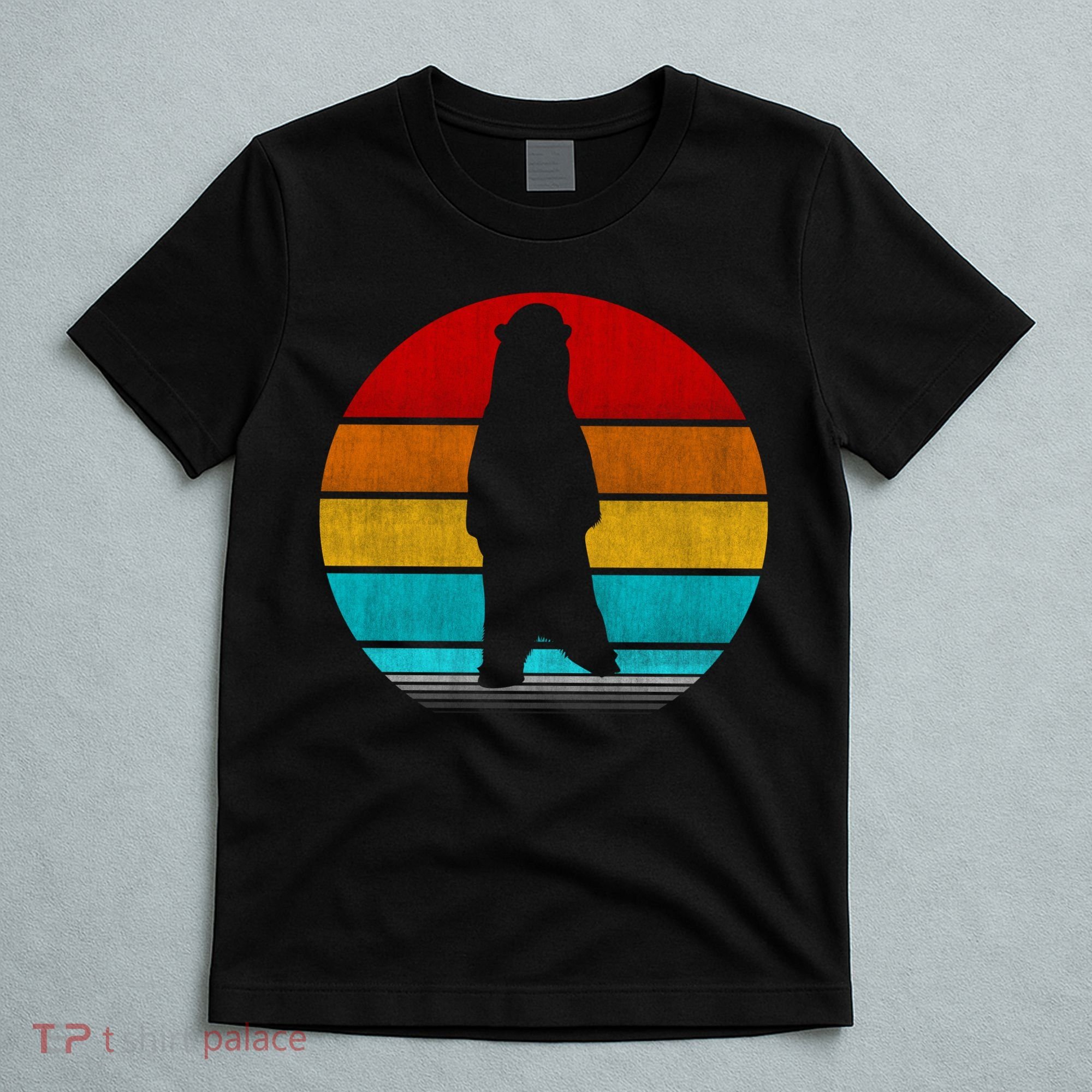 Retro Vintage Polar Bear T-Shirt