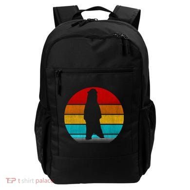 Retro Vintage Polar Bear Backpack