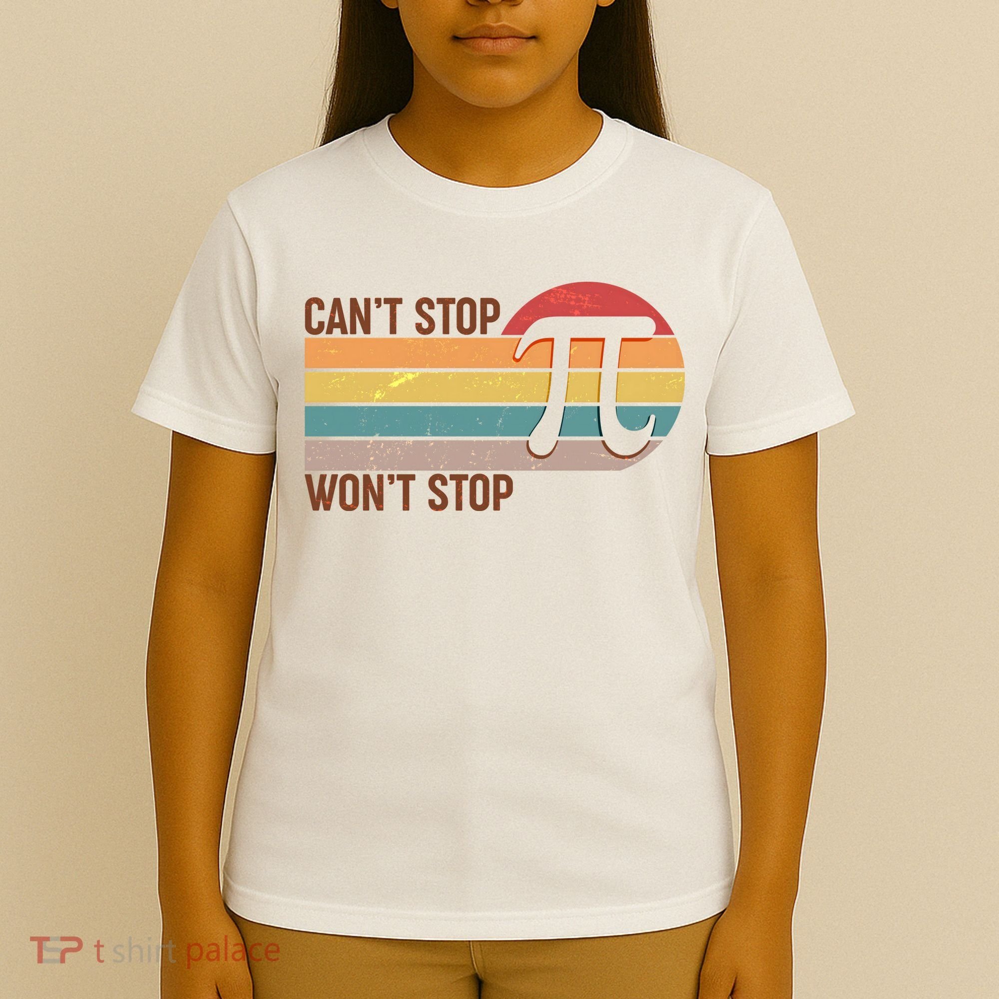 Retro Vintage Pi Day 314 Can't Stop Won't Stop T-Shirt