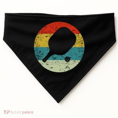 Retro Vintage Pickleball USA-Made Doggie Bandana