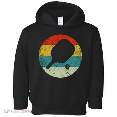 Retro Vintage Pickleball Toddler Hoodie