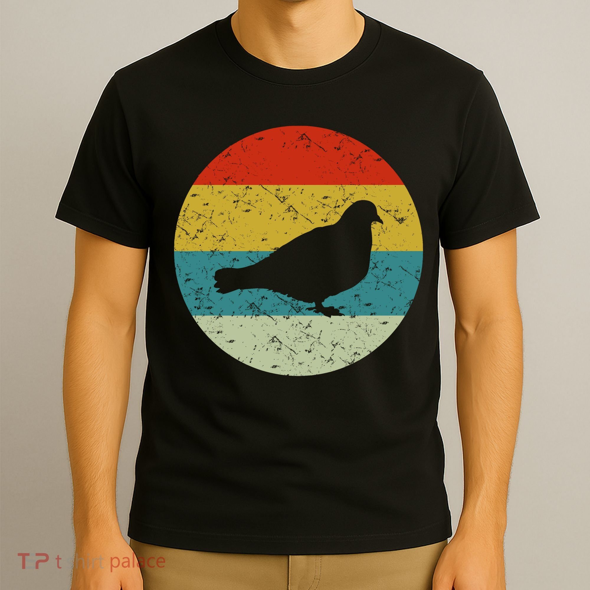 Retro Vintage Pigeon T-Shirt