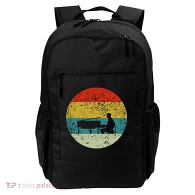 Retro Vintage Piano Player Backpack