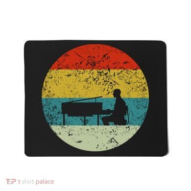 Retro Vintage Piano Player Mousepad