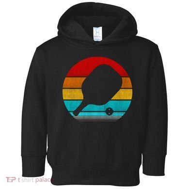 Retro Vintage Pickleball Toddler Hoodie