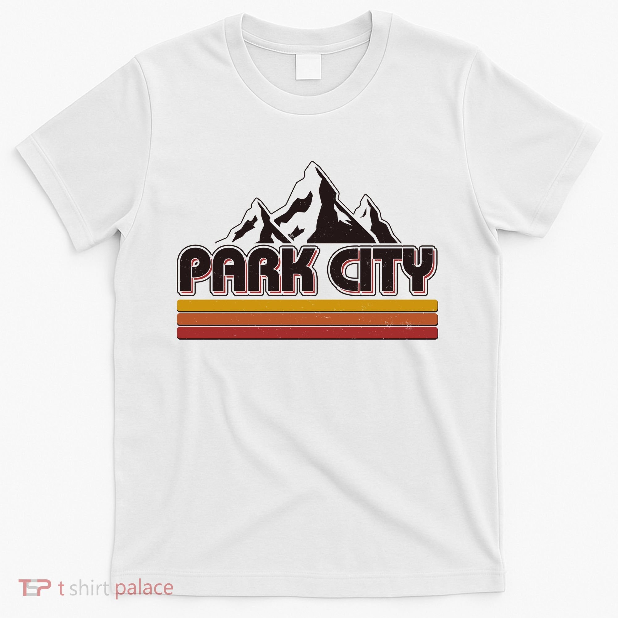 Retro Vintage Park City Utah Mountain Logo T-Shirt