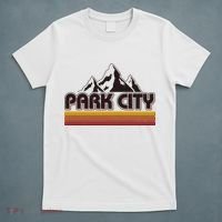 Retro Vintage Park City Utah Mountain Logo T-Shirt thumb 5