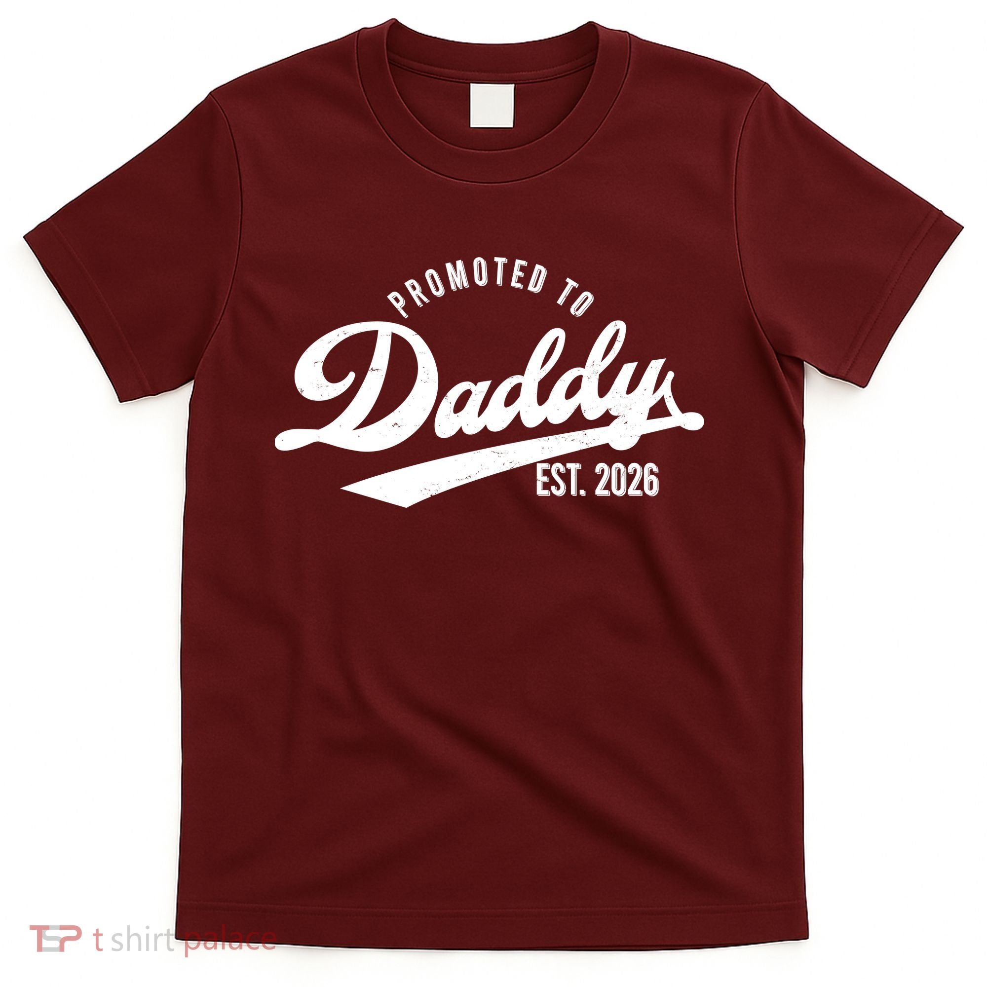 Retro Vintage Promoted To Daddy EST 2026 New Father T-Shirt