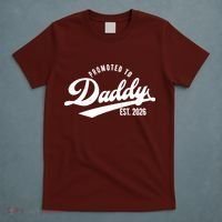 Retro Vintage Promoted To Daddy EST 2026 New Father T-Shirt thumb 5