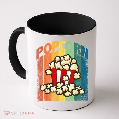 Retro Vintage Popcorn Movie Buff Popcorn Coffee Mug