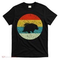 Retro Vintage Porcupine T-Shirt thumb 0
