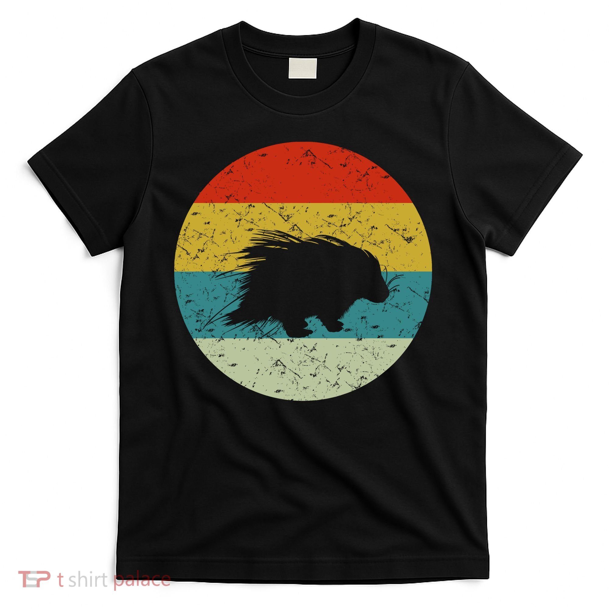 Retro Vintage Porcupine T-Shirt