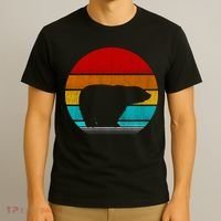 Retro Vintage Polar Bear T-Shirt thumb 3