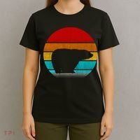 Retro Vintage Polar Bear T-Shirt thumb 4