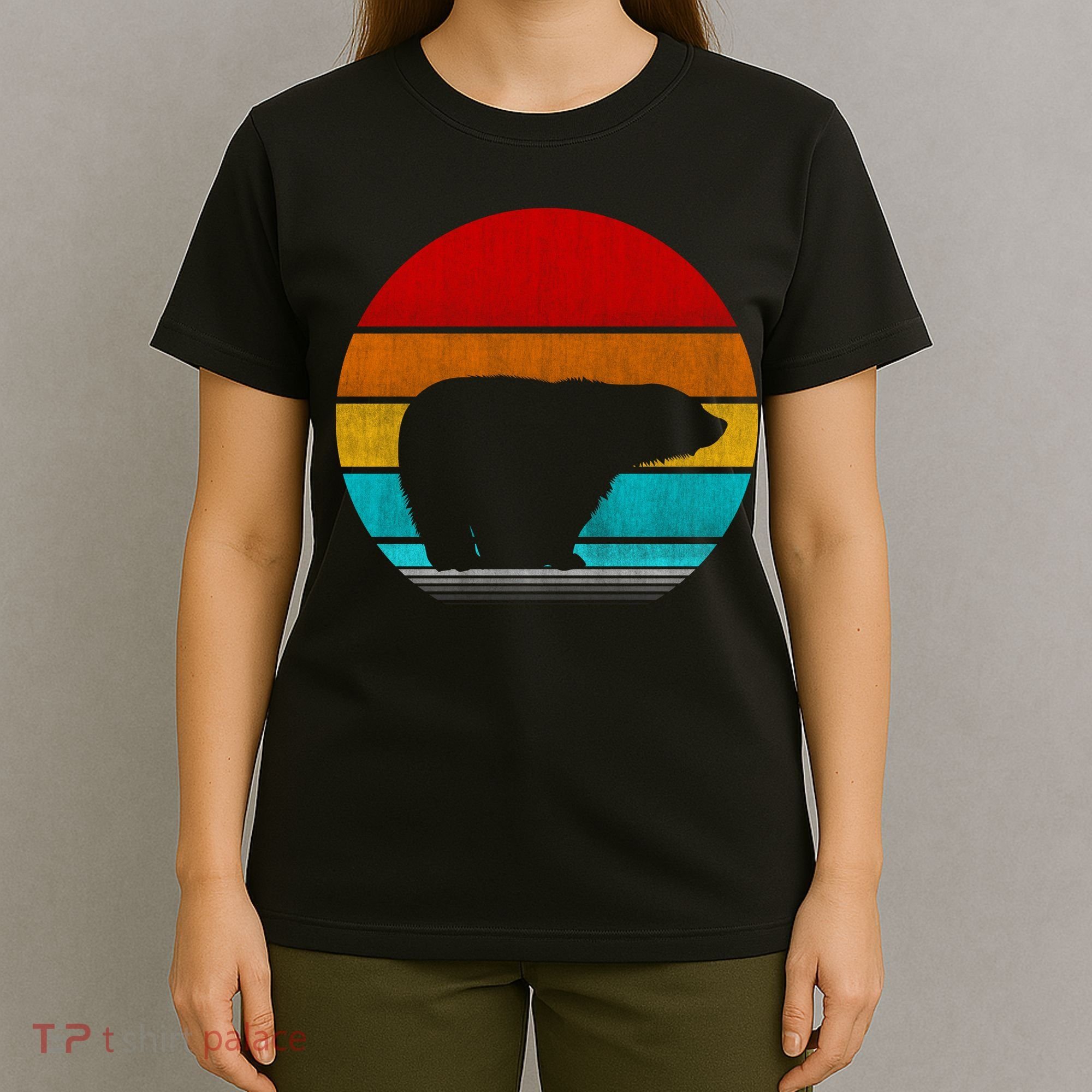 Retro Vintage Polar Bear T-Shirt
