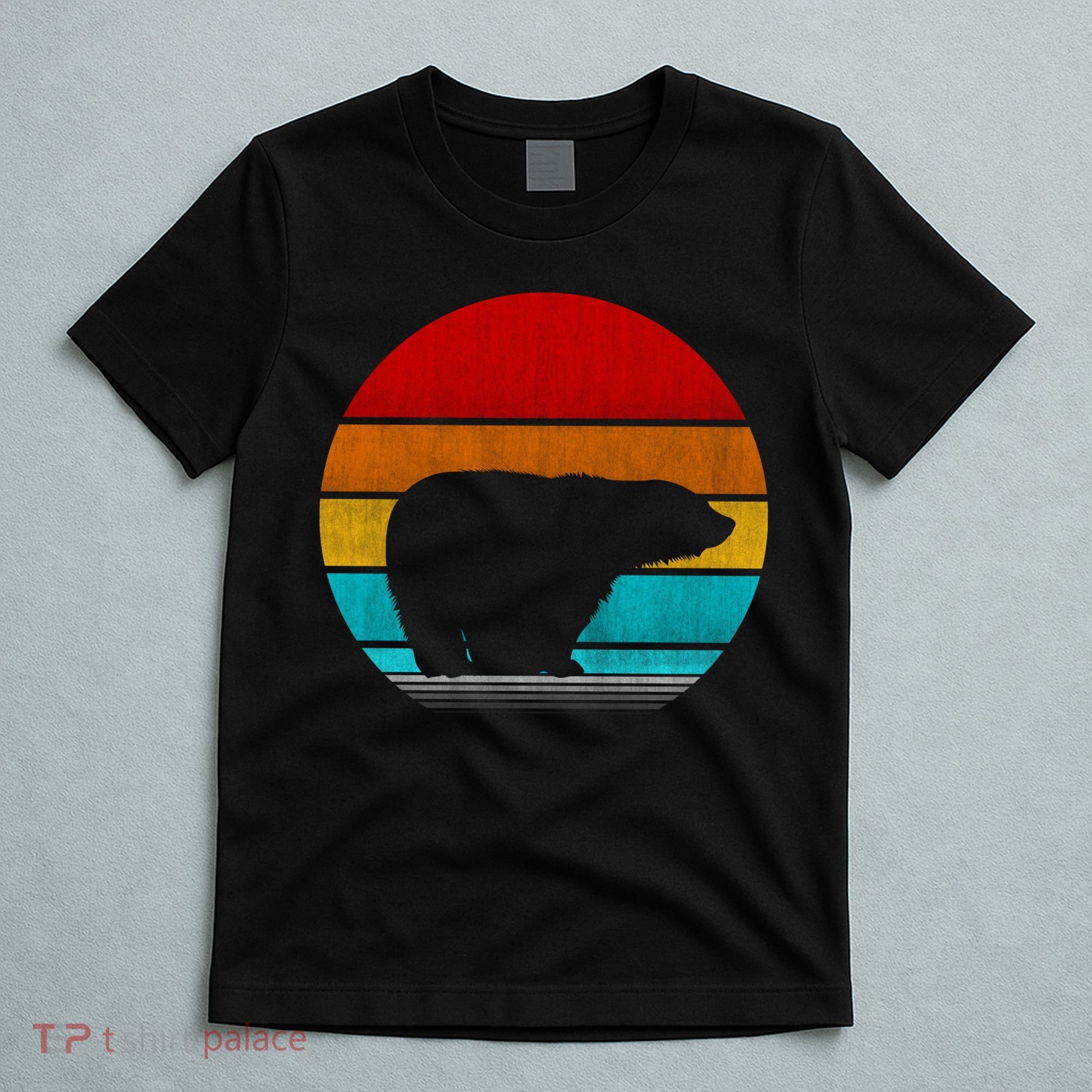 Retro Vintage Polar Bear T-Shirt