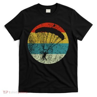Retro Vintage Parachuting T-Shirt