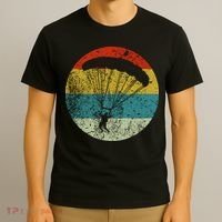 Retro Vintage Parachuting T-Shirt thumb 3