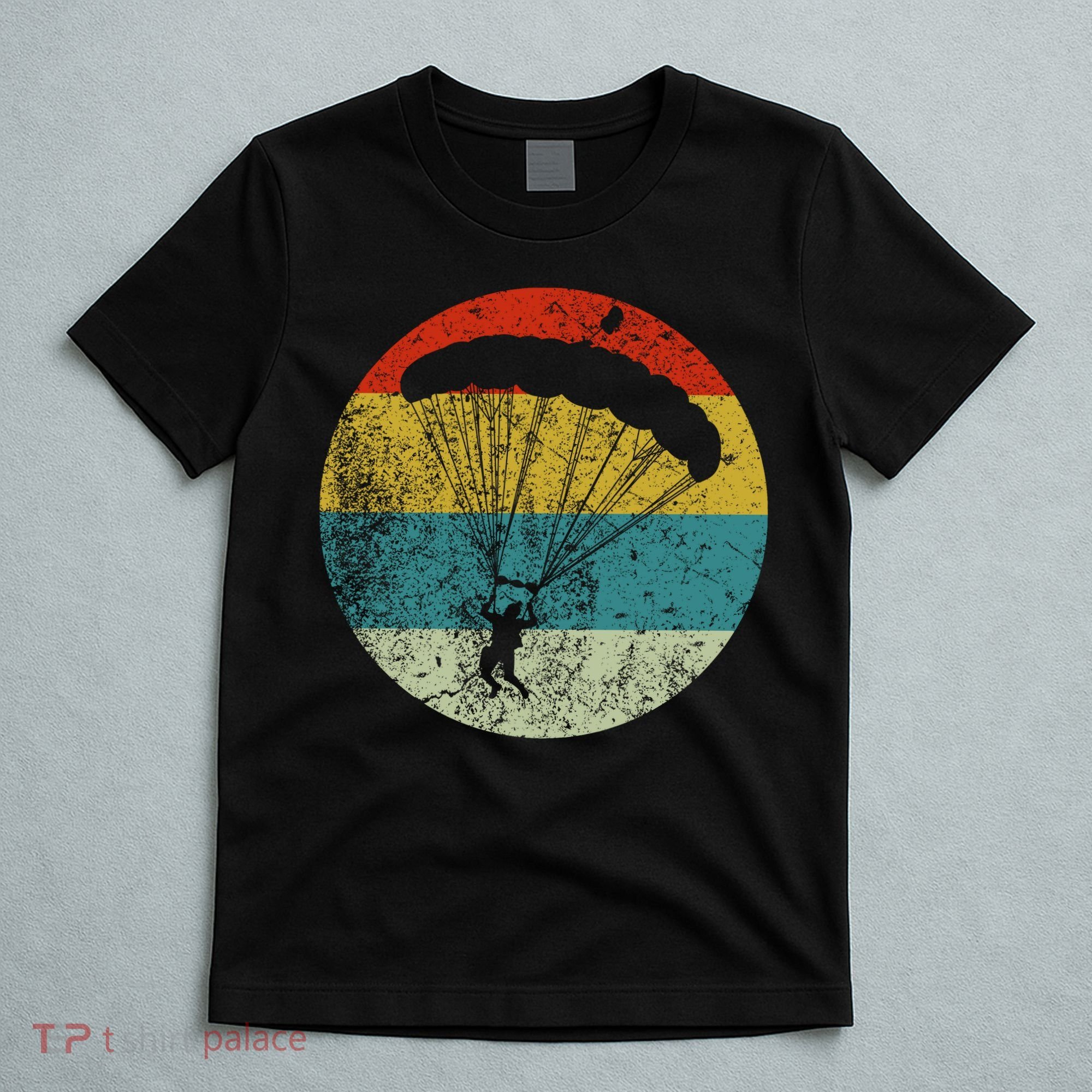 Retro Vintage Parachuting T-Shirt