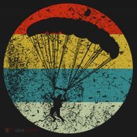 Retro Vintage Parachuting T-Shirt thumb 7