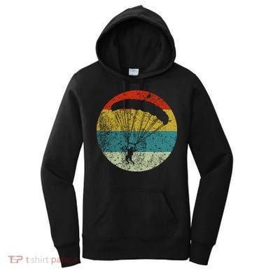 Retro Vintage Parachuting Women's Hoodie