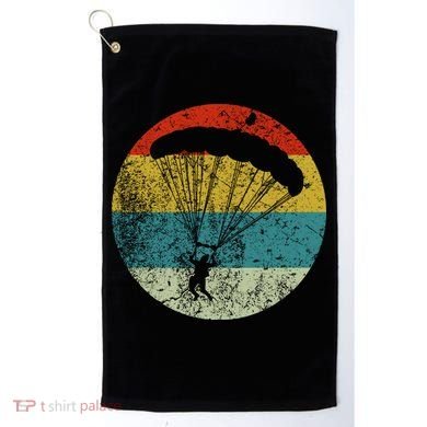 Retro Vintage Parachuting Golf Towel
