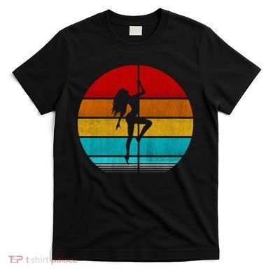 Retro Vintage Pole Dancer T-Shirt