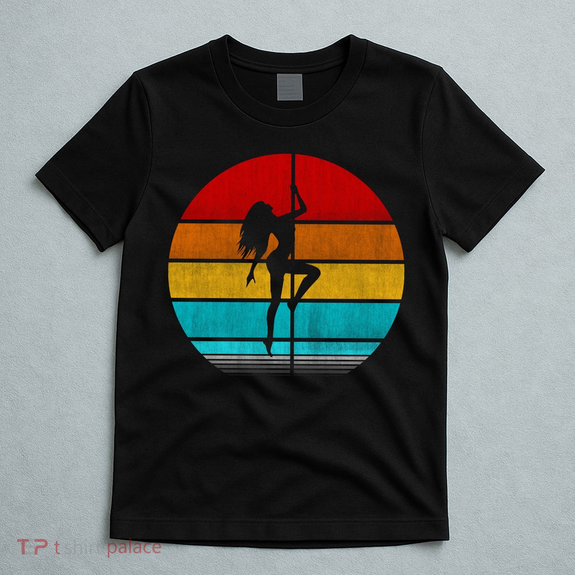 Retro Vintage Pole Dancer T-Shirt