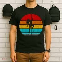 Retro Vintage Pole Dancer T-Shirt thumb 6