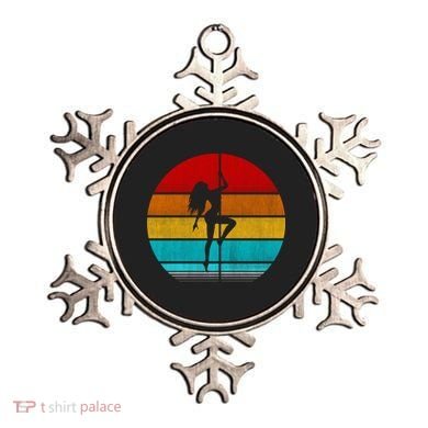 Retro Vintage Pole Dancer Ornament