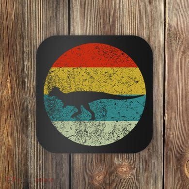 Retro Vintage Pachycephalosaurus Coaster