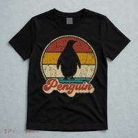 Retro Vintage Penguin Funny Penguin Lover T-Shirt thumb 5