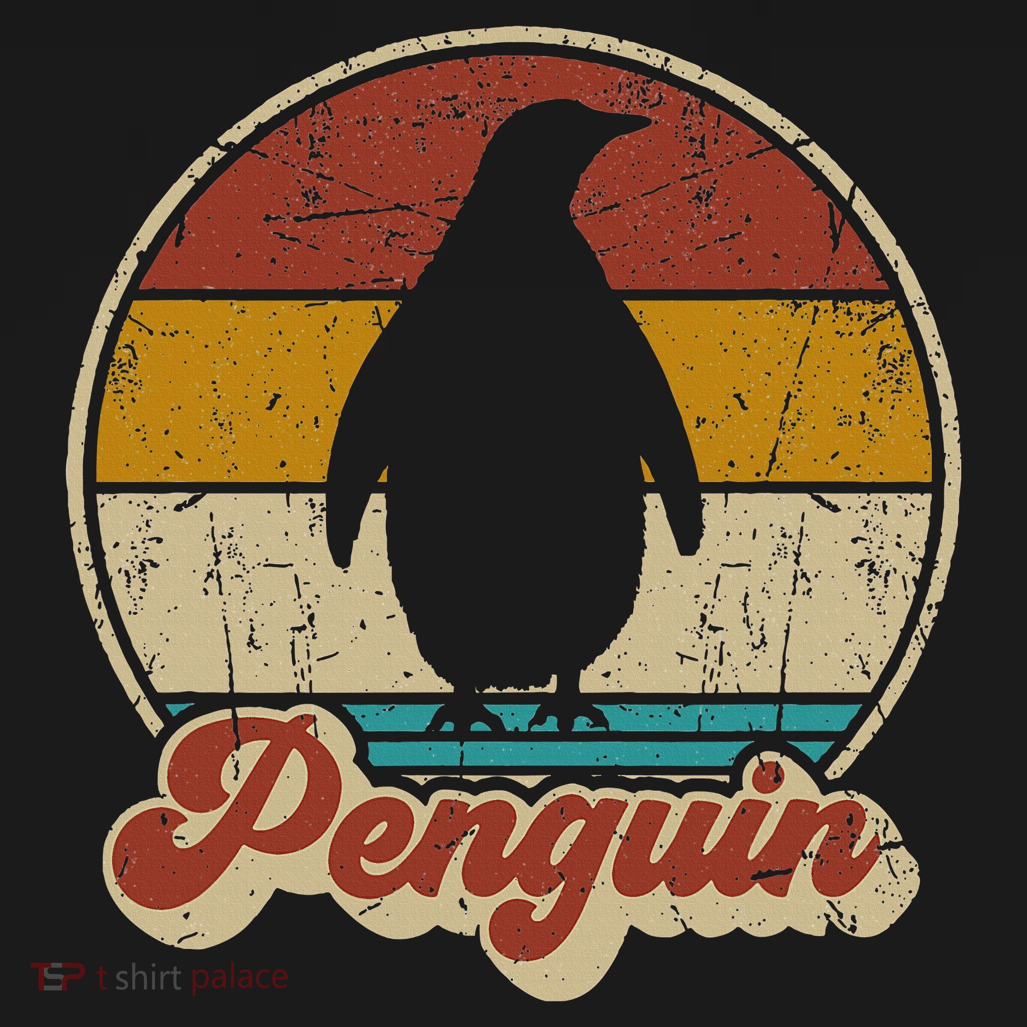 Retro Vintage Penguin Funny Penguin Lover T-Shirt