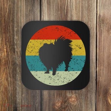 Retro Vintage Pomeranian Coaster