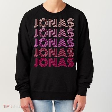 Retro Vintage Pink Jonas  Women's Sweatshirt
