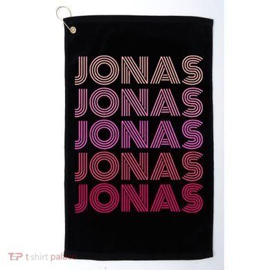 Retro Vintage Pink Jonas  Golf Towel