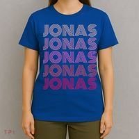 Retro Vintage Pink Jonas  T-Shirt thumb 4
