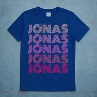 Retro Vintage Pink Jonas  T-Shirt thumb 5