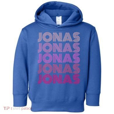 Retro Vintage Pink Jonas  Toddler Hoodie