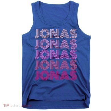 Retro Vintage Pink Jonas  Tank Top
