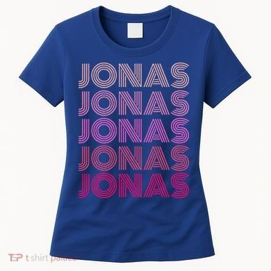 Retro Vintage Pink Jonas  Women's T-Shirt