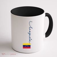 Retro Venezuela Patriotic Pole Venezuela Flag Gift Coffee Mug thumb 1