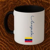 Retro Venezuela Patriotic Pole Venezuela Flag Gift Coffee Mug thumb 2