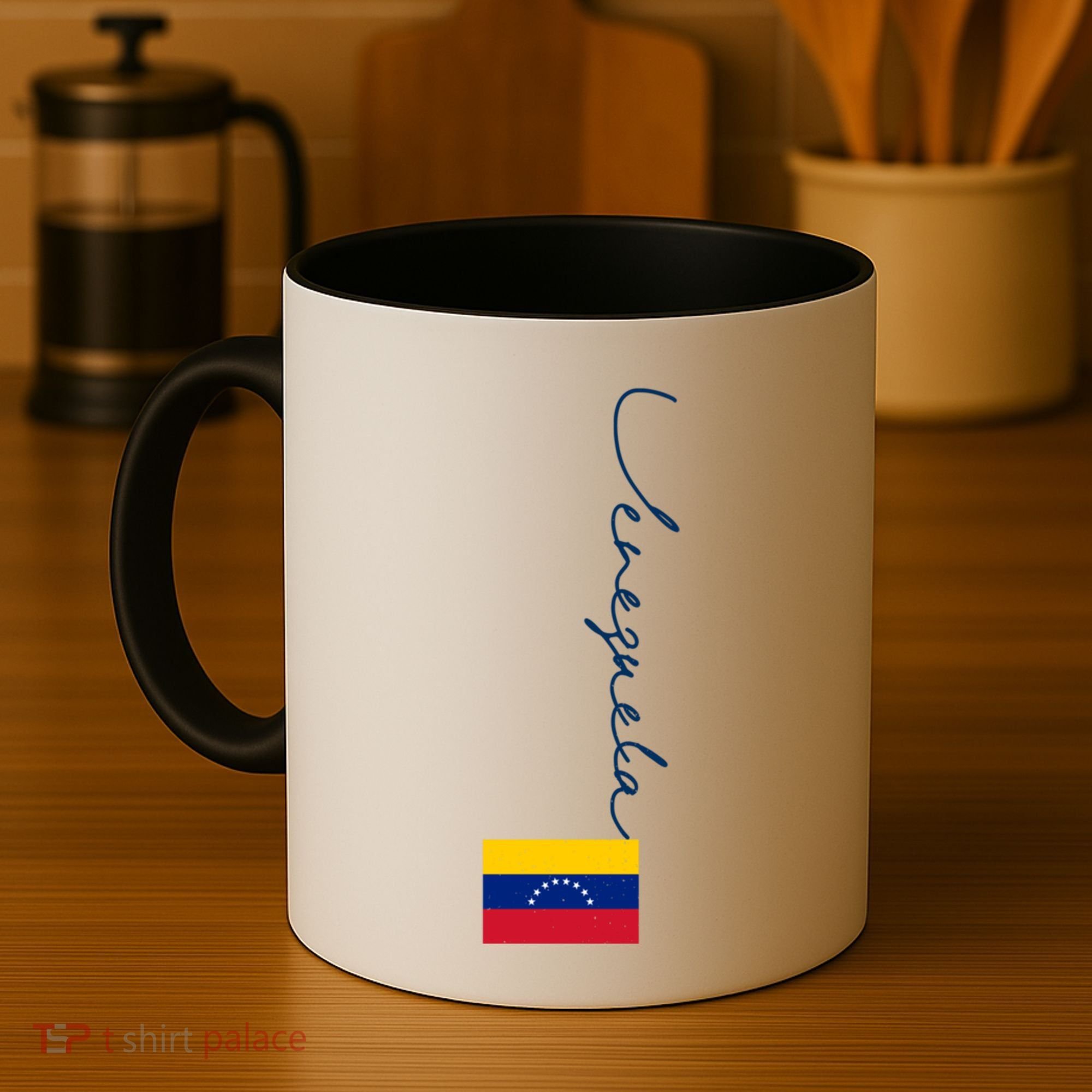 Retro Venezuela Patriotic Pole Venezuela Flag Gift Coffee Mug