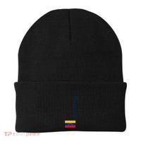 Retro Venezuela Patriotic Pole Venezuela Flag Gift Beanie thumb 0