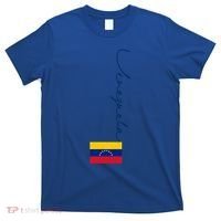Retro Venezuela Patriotic Pole Venezuela Flag Gift T-Shirt thumb 0