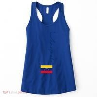 Retro Venezuela Patriotic Pole Venezuela Flag Gift Women's Tank Top thumb 0