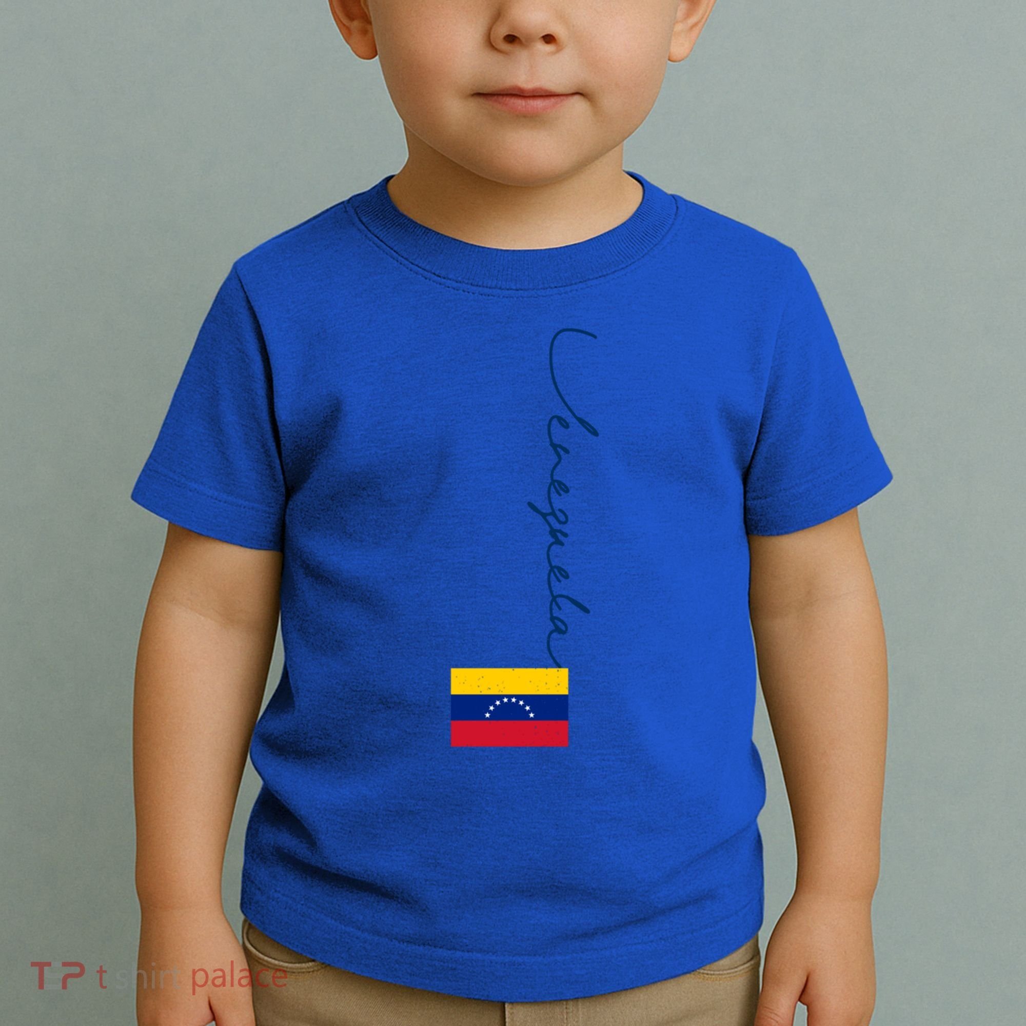 Retro Venezuela Patriotic Pole Venezuela Flag Gift Toddler T-Shirt