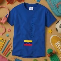Retro Venezuela Patriotic Pole Venezuela Flag Gift Kids T-Shirt thumb 3